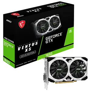 MSI GEFORCE GTX 1650 D6 VENTUS XS OCV3 GRAPHICS CARD